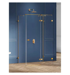 Kabina przyścienna 80x70 Avexa Gold Brushed New Trendy (EXK-3070)