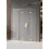 Kabina przyścienna 80x70 Avexa Gold Brushed New Trendy (EXK-3070)