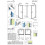 Kabina prysznicowa 100x120 Arta KDJ I Radaway (1386083-03-01L + 386024-03-01)