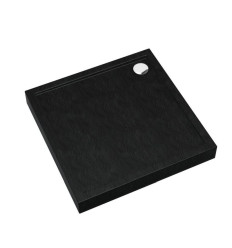 Brodzik kwadratowy 90x90 Cameron Black Stone Schedpol (3ST.C1K-9090/C/ST)