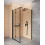 Kabina kwadratowa 80x80 Kerria Plus Black Deante (KTSXN42P + KTSXN42P)
