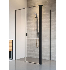 Kabina prysznicowa 80x70 Nes KDJ II Black Radaway (10032080-54-01L + 1003970-01-01)