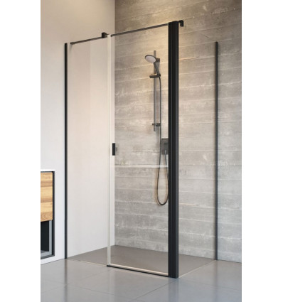 Kabina prysznicowa 80x70 Nes KDJ II Black Radaway (10032080-54-01L + 1003970-01-01)