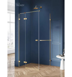 Kabina prysznicowa 80x70 Avexa Gold Brushed New Trendy (EXK-3010)