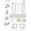 Kabina prysznicowa 80x70 Nes KDJ II Black Radaway (10032080-54-01L + 1003970-01-01)