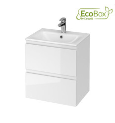 Szafka z umywalką wpuszczaną 50 biały Moduo Cersanit (S801-312-ECO)