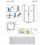 Kabina prysznicowa 80x80 Nes KDD II Radaway (10031080-01-01L + 10031080-01-01R)