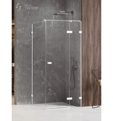 Kabina prostokątna 80x100 Avexa White New Trendy (EXK-2704)