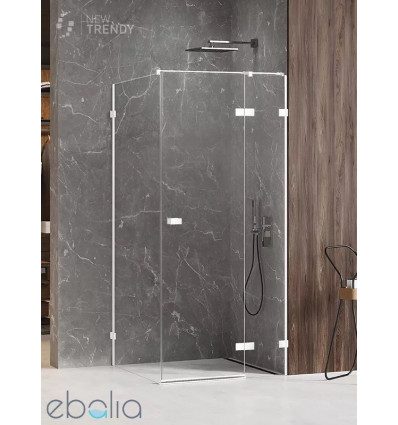 Kabina prostokątna 80x100 Avexa White New Trendy (EXK-2704)