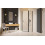 Kabina pięciokątna 80x80 Nes PTJ Black Radaway (10052000-54-01L + 10052500-54-01)