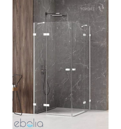 Kabina kwadratowa 80x80 Avexa White New Trendy (EXK-2821)