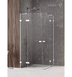Kabina kwadratowa 80x80 Avexa White New Trendy (EXK-2821)