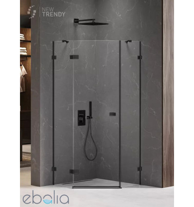 Kabina pięciokątna 80x80 Avexa Black New Trendy (EXK-3873)