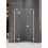Kabina pięciokątna 80x80 Avexa White New Trendy (EXK-3862)
