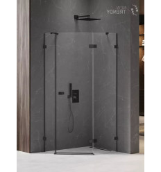 Kabina pięciokątna 100x80 Avexa White New Trendy (EXK-3880)