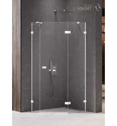 Kabina pięciokątna 100x80 Avexa White New Trendy (EXK-3880)