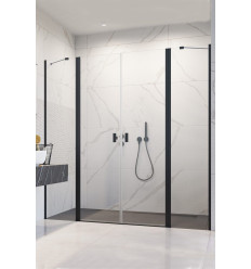 Drzwi prysznicowe 130 Nes DWD II Black Radaway (10037073-54-01 + 10041057-54-01 )