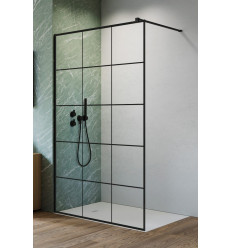 Kabina 100 Nes Black walk-in II Factory Radaway (10013100-54-55)