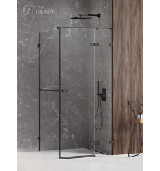 Kabina prysznicowa 80x70 Avexa Black New Trendy (EXK-2565)