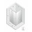 Kabina prostokątna 80x70 Avexa Copper Brushed New Trendy (EXK-3545)