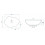 Umywalka nablatowa 51 Pearl Gold Edge Rea (REA-U0696)