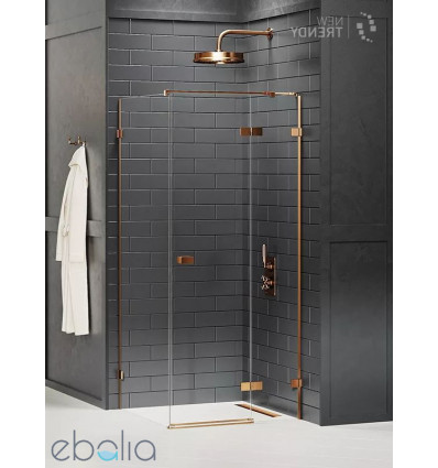 Kabina prostokątna 80x70 Avexa Copper Brushed New Trendy (EXK-3575)