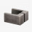 Kabina prostokątna 80x70 Avexa Gunmetal Brushed New Trendy (EXK-3348)