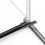 Kabina prostokątna 80x70 Avexa Gunmetal Brushed New Trendy (EXK-3348)