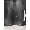 Kabina prostokątna 80x90 Avexa Copper Brushed New Trendy (EXK-3666)