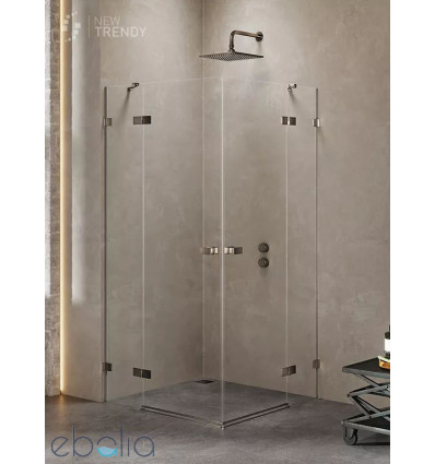 Kabina prostokątna 80x90 Avexa Gunmetal Brushed New Trendy (EXK-3379)