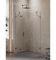 Kabina pięciokątna 80x80 Avexa Gunmetal Brushed New Trendy (EXK-3829)