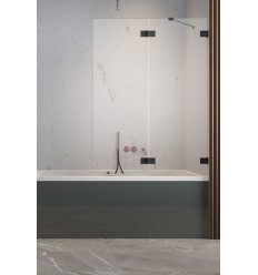 Parawan nawannowy 100 Essenza Pro PND II Black Radaway (10102100-54-01R)