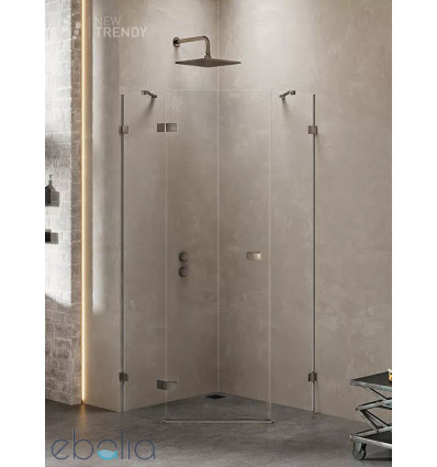 Kabina pięciokątna 80x80 Avexa Gunmetal Brushed New Trendy (EXK-3829)