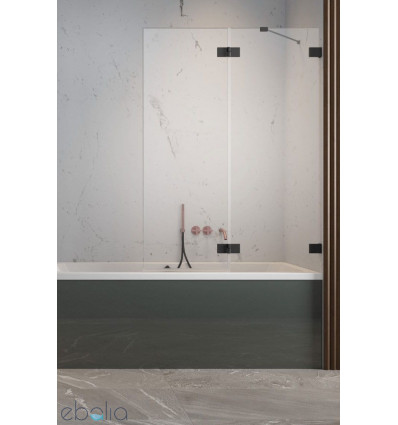 Parawan nawannowy 100 Essenza Pro PND II Black Radaway (10102100-54-01R)