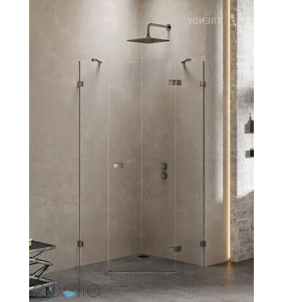 Kabina pięciokątna 80x80 Avexa Gunmetal Brushed New Trendy (EXK-3829)