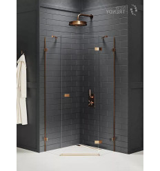 Kabina pięciokątna 80x80 Avexa Copper Brushed New Trendy (EXK-3818)