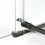 Kabina asymetryczna 100x80 Avexa Gunmetal Brushed New Trendy (EXK-3838)