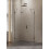 Kabina asymetryczna 100x80 Avexa Gunmetal Brushed New Trendy (EXK-3836)