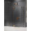 Kabina przyścienna 80x70 Avexa Gunmetal Brushed New Trendy (EXK-3690)