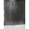 Kabina przyścienna 80x70 Avexa Copper Brushed New Trendy (EXK-3720)