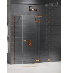 Kabina przyścienna 80x70 Avexa Copper Brushed New Trendy (EXK-3720)