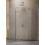 Kabina przyścienna 80x70 Avexa Gunmetal Brushed New Trendy (EXK-3403)