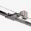 Kabina przyścienna 80x70 Avexa Gunmetal Brushed New Trendy (EXK-3403)