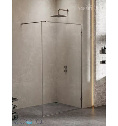 Kabina walk-in 50 Avexa Gunmetal Brushed New Trendy (EXK-3507)