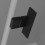 Kabina prysznicowa 80x70 Lewa Nes 8 Black KDJ I Frame Radaway (10072080-54-54L + 10089070-54-56)