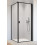 Kabina prysznicowa 80x70 Prawa Nes 8 Black KDJ I Frame Radaway (10072080-54-54R + 10089070-54-56)