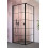 Kabina prysznicowa 80x70 Lewa Nes 8 Black KDJ I Factory Radaway (10072080-54-55L + 10089070-54-55)