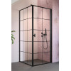 Kabina prysznicowa 80x70 Prawa Nes 8 Black KDJ I Factory Radaway (10072080-54-55R + 10089070-54-55)
