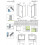 Kabina prysznicowa 80x70 Lewa Nes 8 KDJ II Radaway (10086080-01-01L + 10089070-01-01)