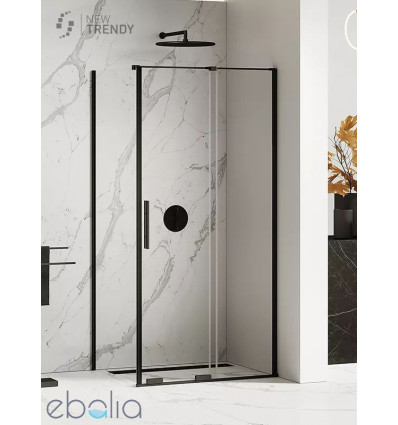 Kabina prostokątna 100x80 Smart Black New Trendy (EXK-4124)